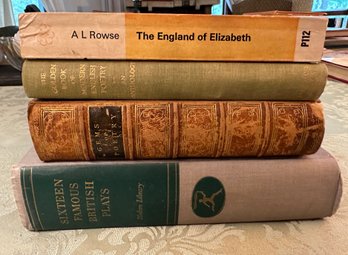 Lot 227 - Collections Of 4 English British Poetry - Plays - Novel - Literature