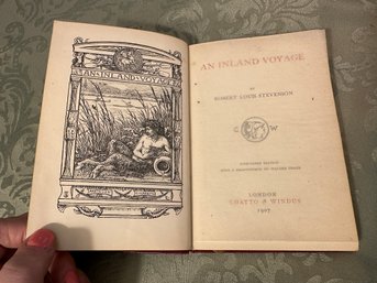 Lot 229- Victory An Island Tale By Joseph Conrad & An Island Voyage By Stevenson - Lot Of 2