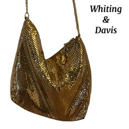 Lot 19SES- Whiting & Davis Gold Mesh Evening Purse Bag