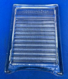 Lot 408- 1940s WWII Military Antique Midget Glass Washboard - Judel Glass Co.