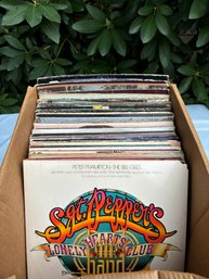 Lot 601 - Box Of Vinyl Record Albums - 1970s 1980s - James Taylor - Doobie Bros - Eagles - Kansas - Chicago