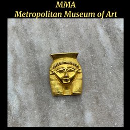 Lot 61- MMA Metropolitan Museum Of Art Egyptian Goddess Hathor Brooch Pendant
