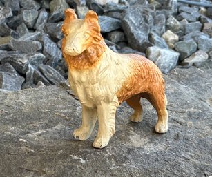 Lot 332- Small Cast Iron Collie Dog - Vintage Lassie
