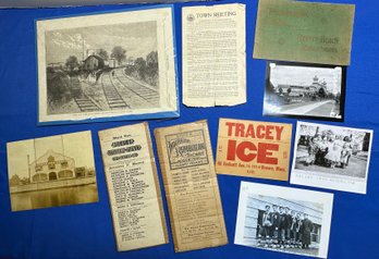 Lot 414 - 1871 Revere Beach - City Election 1883 - Town Meeting - Ward 10 Republican Politics - Photographs