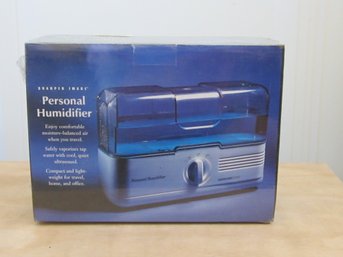 Lot 130 - NEW: Sharper Image - Personal Humidifer - 8 Hrs Per Tank Full