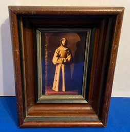 Lot 13- Saint Francis Of Assisi In Shadow Box Frame - Picture