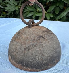 Lot 334 - 1800s Antique Cast Iron Horse Tether - Very Heavy At Around 40 Pounds! - Primitive Home Decor