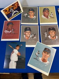 Lot 320- Oversized Baseball Cards 8x10 - Boston Red Sox - MLB