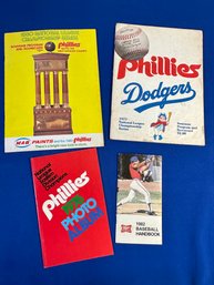 Lot 323- 1976 Phillies Photo Album Dodgers Baseball Ephemera 1980 National League Championship Series