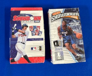 Lot 327- MLB Baseball Showdown 2004 (new Sealed) & NBA Basketball 2002 Card Games