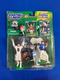 Lot 345- Kenner Starting Lineup Football Steve Young Figures And Cards