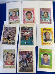 Lot 348- Vintage Football Cards - Terry Bradshaw - Cliff Harris - Joe Theisman