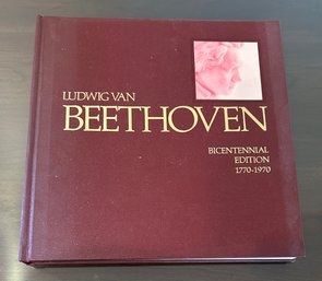 Lot 324 - 1972 Bicentennial Edition 1770-1970 Beethoven Over Sized Book - Illustrated