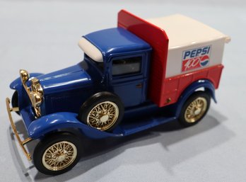 Lot 229 - Pepsi Die Cast Ford Model A Pickup 1/25 Coin Bank - New Old Stock In Original Box - Limited Edition