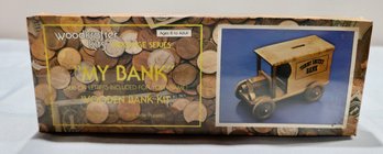 Lot 232 - Woodkrafters Heritage Series - My Bank - Wooden Bank Kit - Sealed Box - New Old Stock