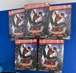 Lot 357- Spiderman Sealed Movie Countdown Advent Collection - Into The Spiderverse - Lot Of 5