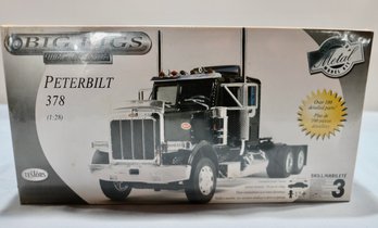 Lot 235 - Big Rigs Ultra Metal Series Peterbilt 378 Truck Model Kit - New In Original Factory Sealed Box- 2001