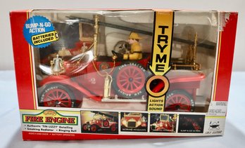 Lot 236 - 1991 Bump-N-Go Bright 1914 Model T Fire Engine Battery Run - Factory Sealed Original Box - 1991