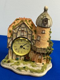 Lot 361- 1993 Father Time Table Clock Hand Painted