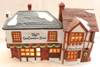 Lot 603CJV - Department Dept 56 -The Old Curiosity Shop- Dickens Christmas Village Series Cottage Original Box