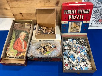 Lot 474- So Cool! Vintage Puzzles - Lot Of 3