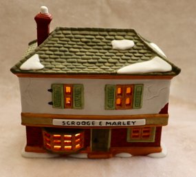 Lot 608CJV - Department Dept 56 - A Christmas Carol - Dickens Christmas Village Series Cottage Orig. Box 1986