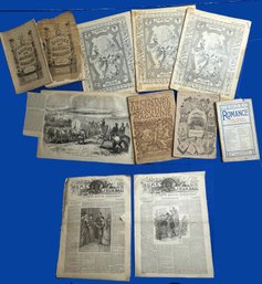 Lot 427 - Large Lot Of 1800s Ephemera - Ladies Home Journal - Harpers Monthly - Romance