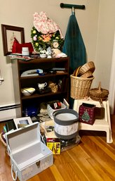 Lot 299- HUGE! Mystery Lot- All Great Items & Includes Shelf!