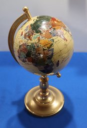 Lot 265 - Exquisite Glass Globe On Brass Base