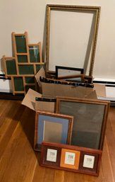 Lot 477- Big Collection Of Various Frames - Sizes - Wood - Metal And More!