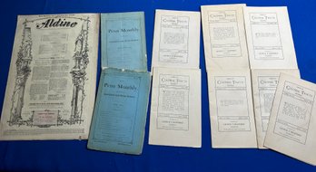 Lot 429 - Nice Lot Of 1800s Ephemera - Aldine Newspaper - Penn Monthly -  Advertising - Colonial Tracts