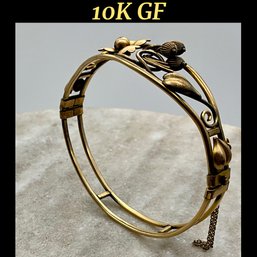 Lot 506- 10K GF Gold Filled Antique Bracelet