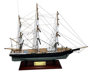 Lot 421- Famous Sea Witch 908 Ton Clipper (1846) Schooner Tall Ship Model - Piel Craftsmen Newburyport