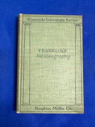 Lot 370 - 1896 Benjamin Franklin Autobiography - Riverside Literature Series - Illustrated