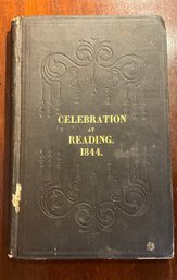 Lot 79- 1844 READING, MASS Historical Address & Poem - Bi Centennail On Incorporation Of Town Antique Book