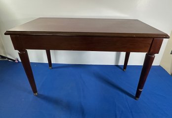 Lot 446- Vintage Wood Piano Bench - Opens Up For Storage