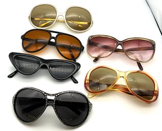 Lot 99- Cool Ray Polaroid - Dorothy Kahn - Verve - 6 Pairs Of Vintage Sunglasses Glasses Sunnies!