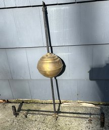 Lot 451- Antique Gas Lantern - Hanging Light