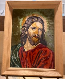 Lot 44- 1960s Paint By Number Painting Of Jesus