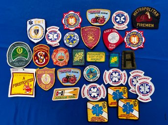 Lot 336 - Patches - North Reading Firefighter - Metropolitan - Winthrop - East Hampton - Arborist -