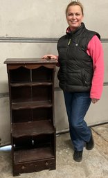 Lot 54- Adorable Antique Cupboard Shelf Cabinet