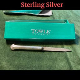 Lot 415SES- Towle Sterling Silver Nail File With Box