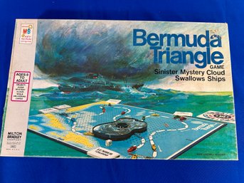Lot 391 - Vintage Bermuda Triangle Board Game - Sinister Mystery Cloud Swallows Ships