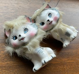 Lot 426- Meow! Pair Of 4 Kittens Kitty Cats - So Cute!