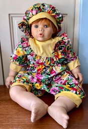 Lot 462- Reborn By Holly Hunt Baby Girl Doll 23