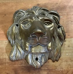 Lot 68- Brass Lion Head Door Knocker
