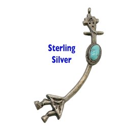 Lot 308 - Sterling Silver Native American Kokopelli Fertility God Pendant