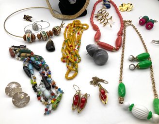 Lot 68- Cool Costume Jewelry Lot - 23 Pieces