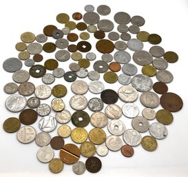 Lot 70- Mixed Foreign Coin Lot - 1 Pound Of Coins (Bag 1)