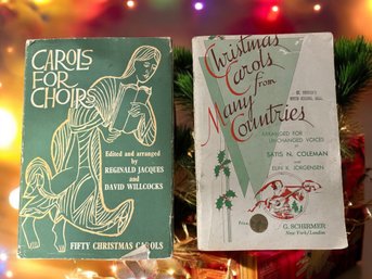 Lot 308SES- 1934 & 1961 Christmas Carols For Choirs Book & Many Countries Booklet